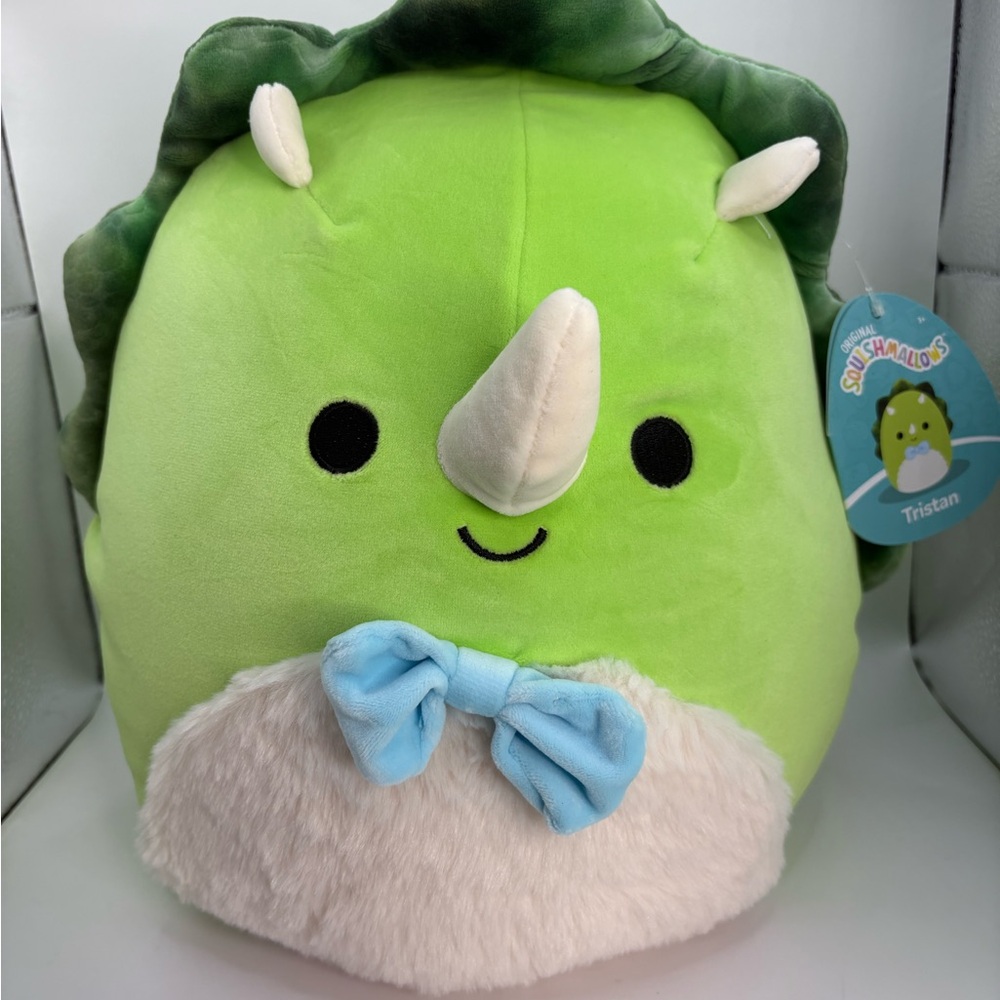 Squishmallows Tristan - Triceratops With Fuzzy Belly 11 Inch